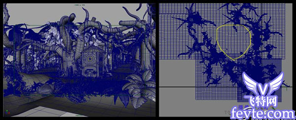 MAYA2009制作一个逼真的丛林效果 武林网 MAYA材质灯光