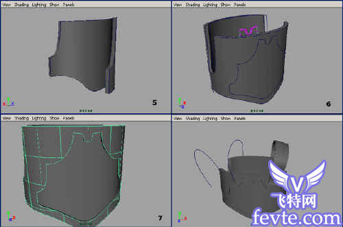 用maya做铠甲 武林网 MAYA建模教程