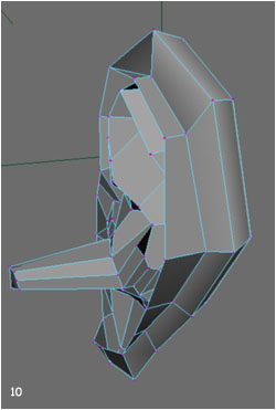 Maya建模 人耳朵的建模方法