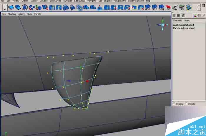 MAYA 7.0恐龙建模教程 武林网 MAYA建模教程