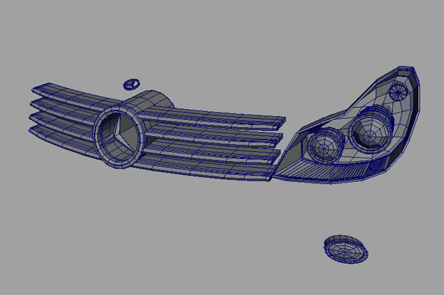 MAYA打造奔驰CLS 550跑车 武林网 MAYA建模教程7