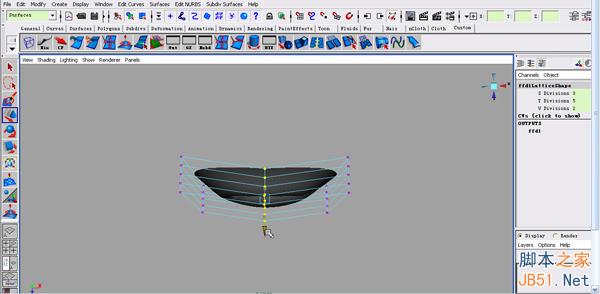 MAYA NURBS制作高精度生物模型详解 武林网 MAYA建模教程