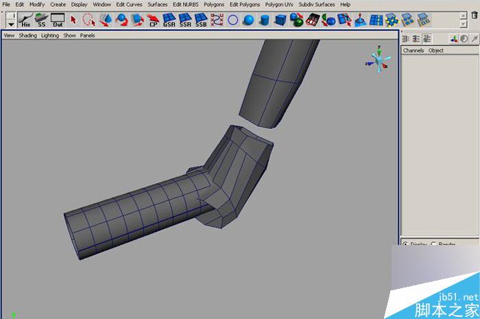 MAYA 7.0恐龙建模教程 武林网 MAYA建模教程