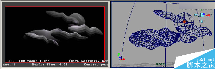 MAYA渲染出乌云里的月亮 武林网 MAYA渲染教程