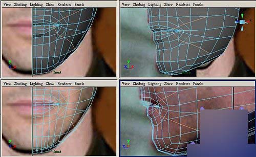 Maya教程：人物头部polygon建模练习 武林网 MAYA建模教程