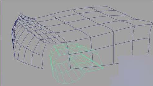 MAYA跑车尾部建模教程 武林网 MAYA建模教程