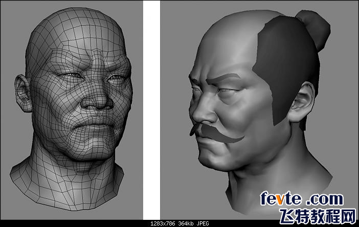 MAYA+ZB打造武士头部模型 武林网 MAYA建模教程