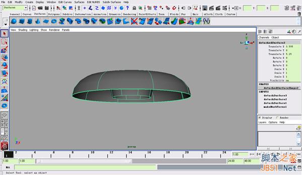 MAYA NURBS制作高精度生物模型详解 武林网 MAYA建模教程