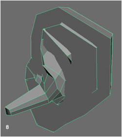 Maya建模 人耳朵的建模方法