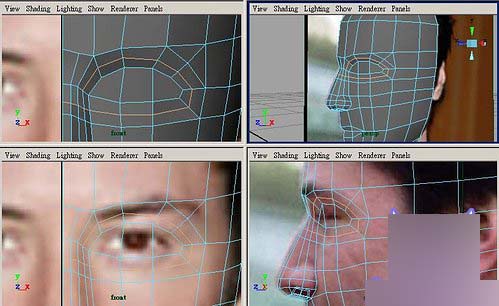 Maya教程：人物头部polygon建模练习 武林网 MAYA建模教程