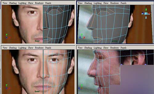 Maya教程：人物头部polygon建模练习 武林网 MAYA建模教程