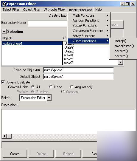 MAYA表达式动画之Functions 武林网 MAYA角色动画教程