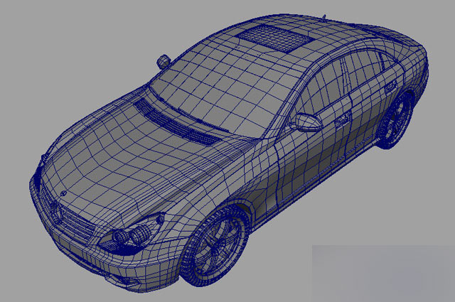 MAYA打造奔驰CLS 550跑车 武林网 MAYA建模教程9