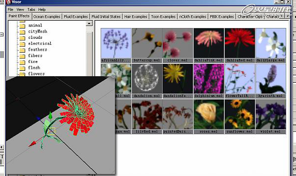 maya制作植物随机生长动画教程 武林网 maya动画教程
