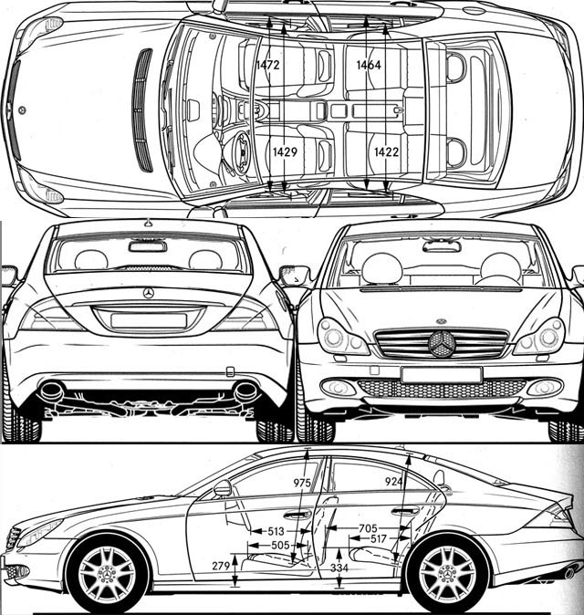 MAYA打造奔驰CLS 550跑车 武林网 MAYA建模教程blueprints