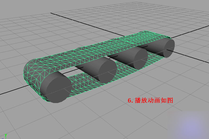 用cloth模拟皮带传送的小动画 武林网 MAYA角色动画教程