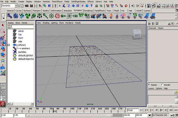 maya制作植物随机生长动画教程 武林网 maya动画教程