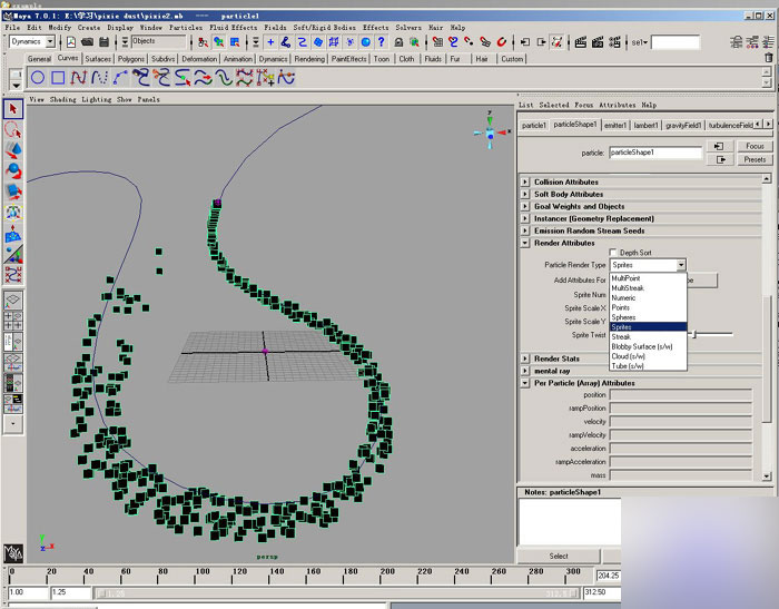 maya2008制作奇幻星璨特效教程 武林网 MAYA角色动画教程