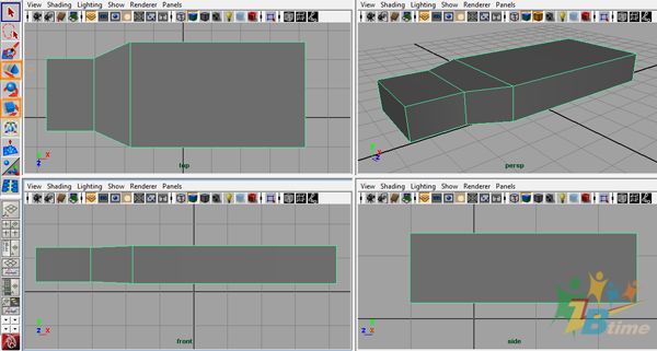 maya制作精巧usb连接线 武林网 maya建模教程