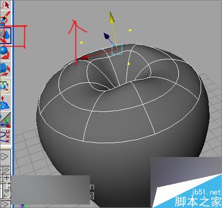 Maya苹果静物建模教程 武林网 MAYA建模教程