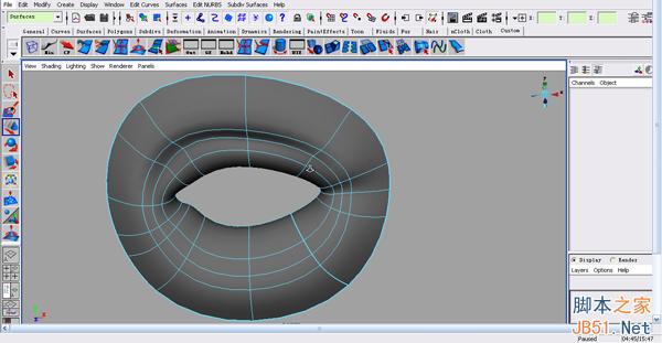 MAYA NURBS制作高精度生物模型详解 武林网 MAYA建模教程