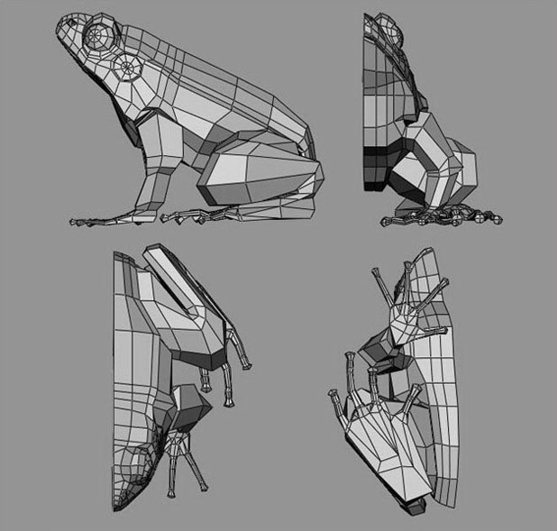 MAYA打造逼真青蛙 武林网 MAYA角色动画教程