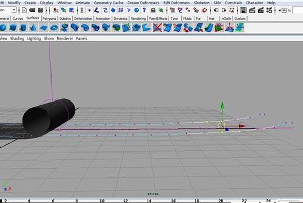 maya制作奥运卷轴展开动画效果 武林网 maya建模教程