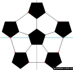 FreeHand使用技巧之绘制足球