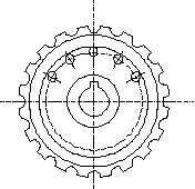 FreeHand 机械制图之飞轮的制作