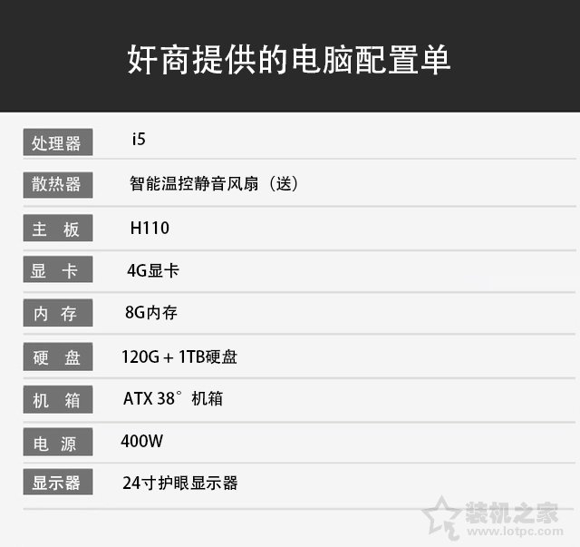 DIY装机奸商含糊不清写配置伎俩：良心商家和奸商电脑配置清单区别