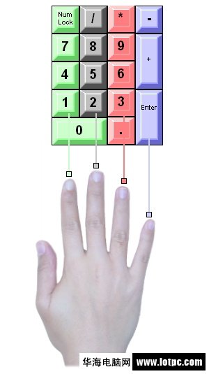 键盘小数字