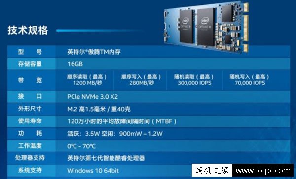 intel傲腾内存对硬件有什么要求？傲腾内存对主板、CPU、硬盘要求详解