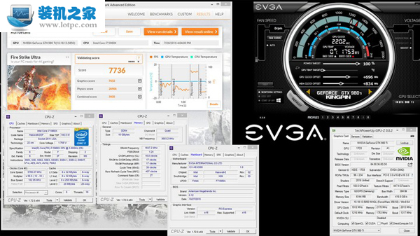 EVGA GTX980ti KINGPIN超频2.2GHZ拿下三项世界纪录