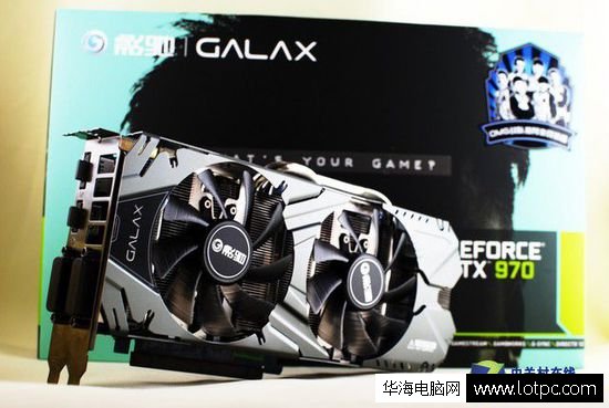 影驰GTX970黑将显卡外观