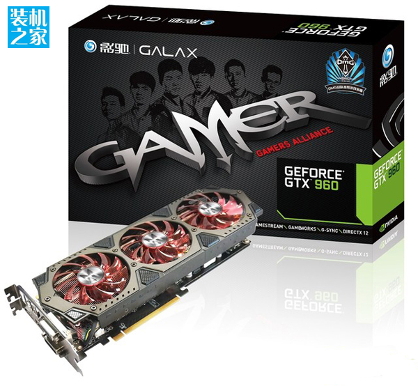 影驰GTX960 GAMER显卡 第六代i5-6500/GTX960玩游戏的组装电脑配置单及报价