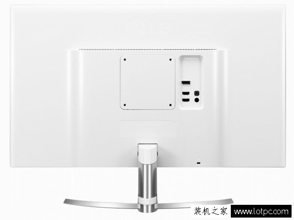 LG 27UD68-W专业级显示器背面