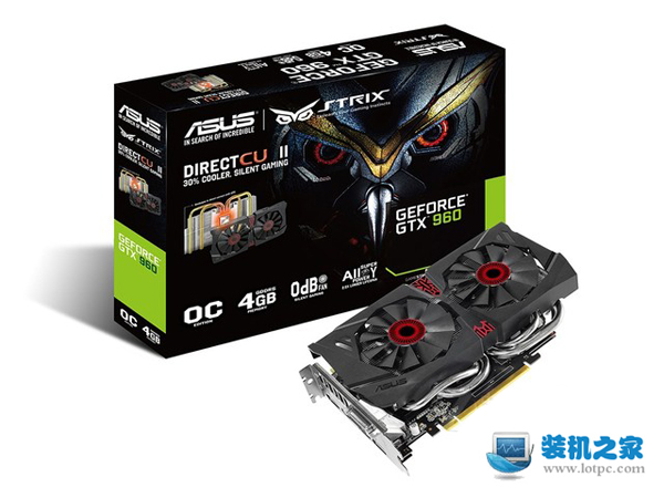 华硕猛禽STRIX-GTX960-DC2OC-4GD5显卡