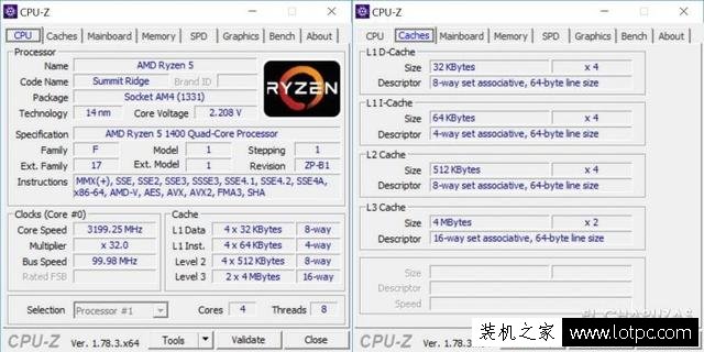 AMD Ryzen 5 1400性能如何？AMD Ryzen 5 1400处理器性能测试曝光