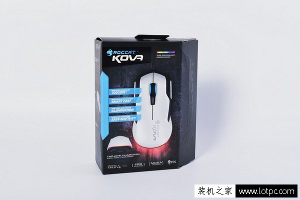 ROCCAT KOVA电竞鼠标外包装盒的设计处理