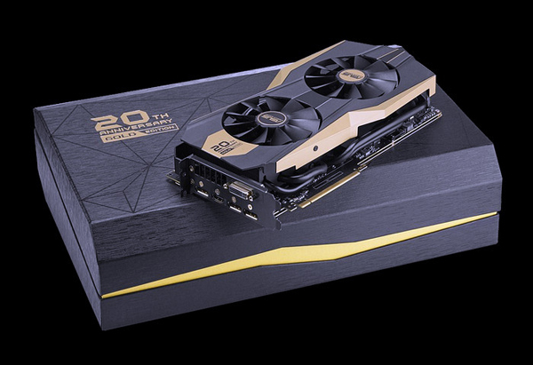 华硕GTX 980Ti 20周年纪念黄金版