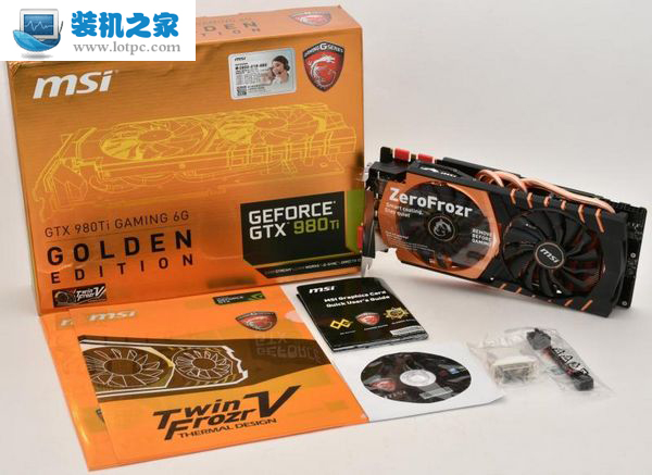 微星 GTX 980TI GAMING 6G 黄金限量版