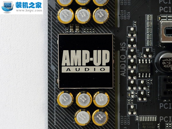 技嘉AMP-UP集成声卡和专业滤波电容