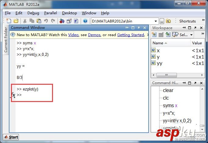 matlab,定积分