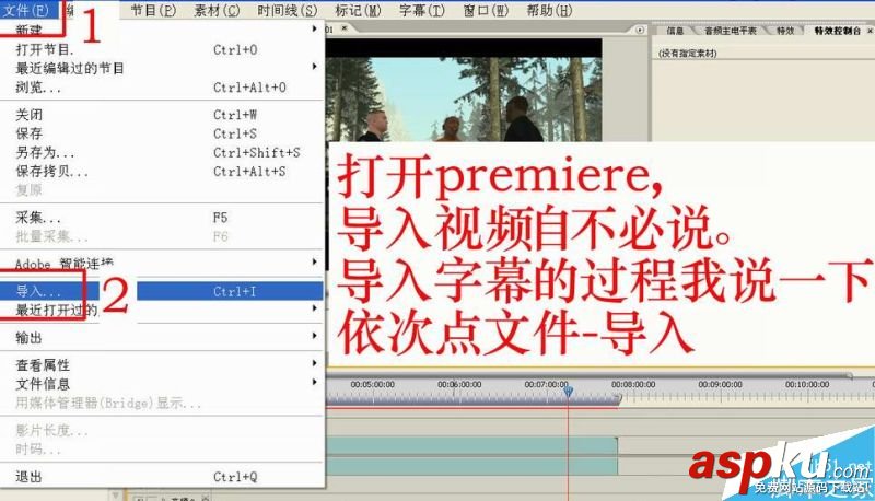 premiere,字幕