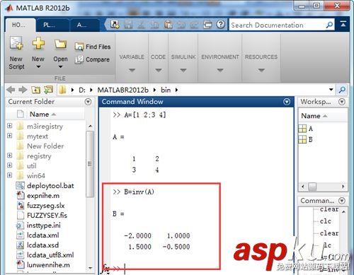 matlab,矩阵,逆