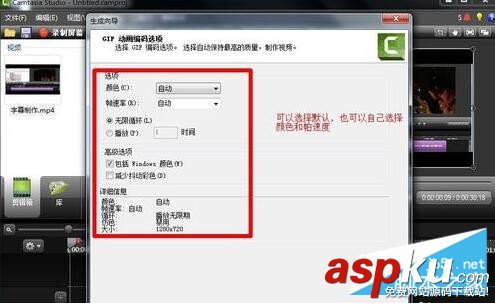 Camtasia,Studio,视频做成GIF动态图,GIF动态图制作