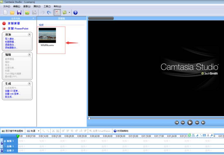 camtasia,文字批注