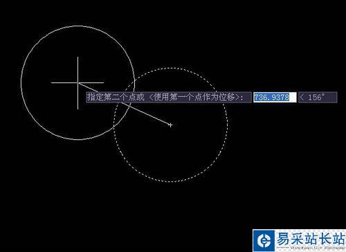 cad移动图形位置的方法