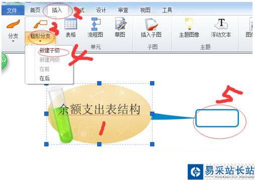 imindmap5分支大小位置调整方法图文详解3