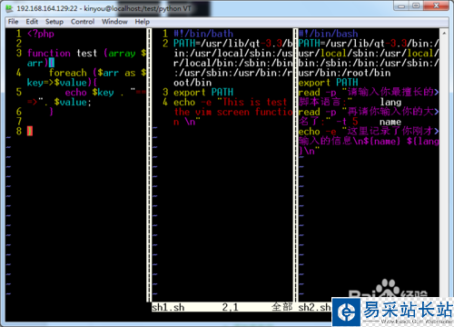 Vim的分屏技巧的使用